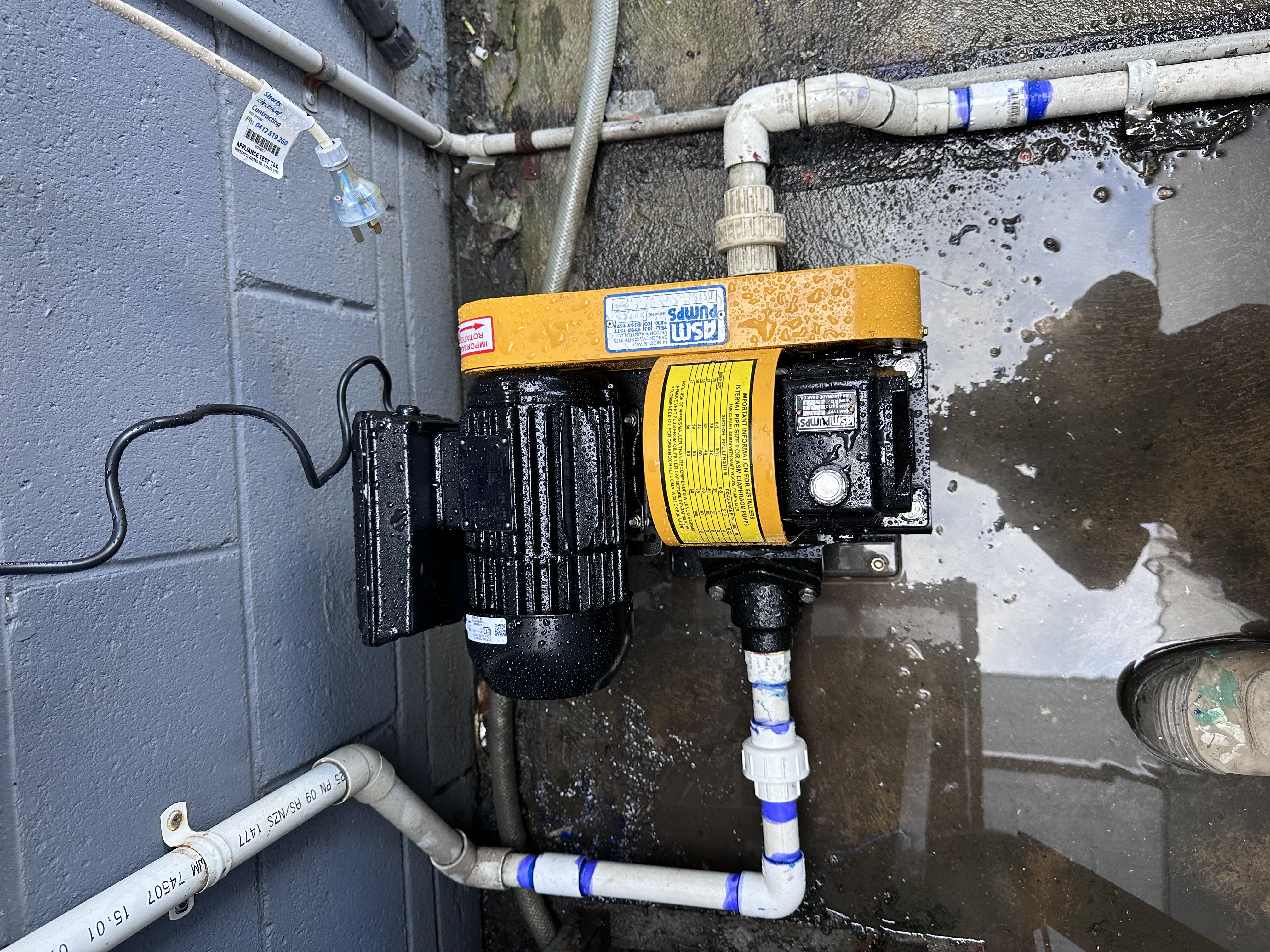 Mayfair plumber installing a submersible bore pump on a residential property in Burnside, Adelaide