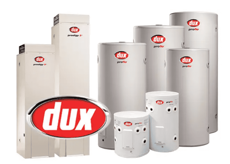 the full range of dux hot water systems