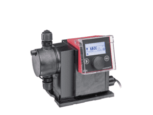 A Grundfos metering pump