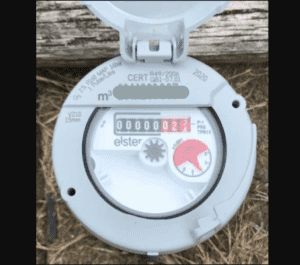 reading a water meter in Adelaide