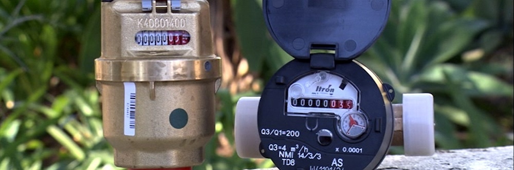 a water meter installed at a home in Adelaide
