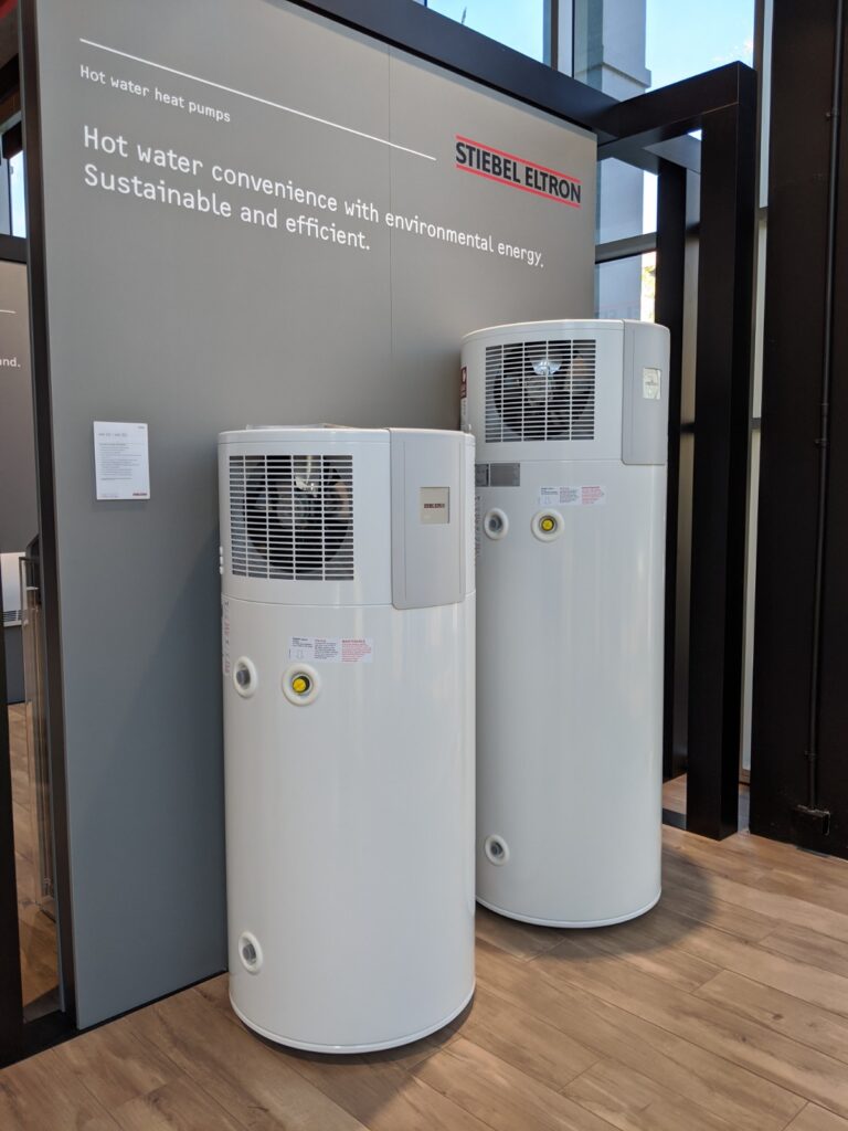 A detailed image of Stiebel Eltron's heat pump technology, providing a review of its efficiency and performance as a stiebel eltron heat pump review.