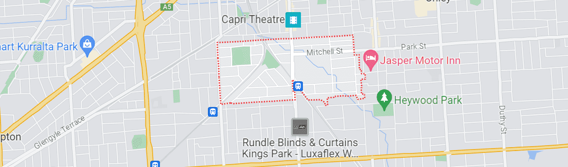 a Google map of the suburb Millswood, South Australia