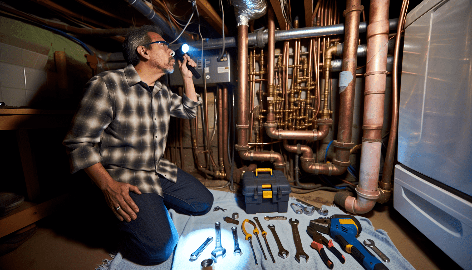 Visual plumbing inspection process
